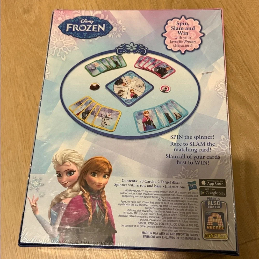 Hasbro Disney Frozen Hands down board game new in sealed package